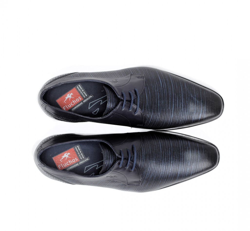 CESAR 8963 Sapato de renda azul