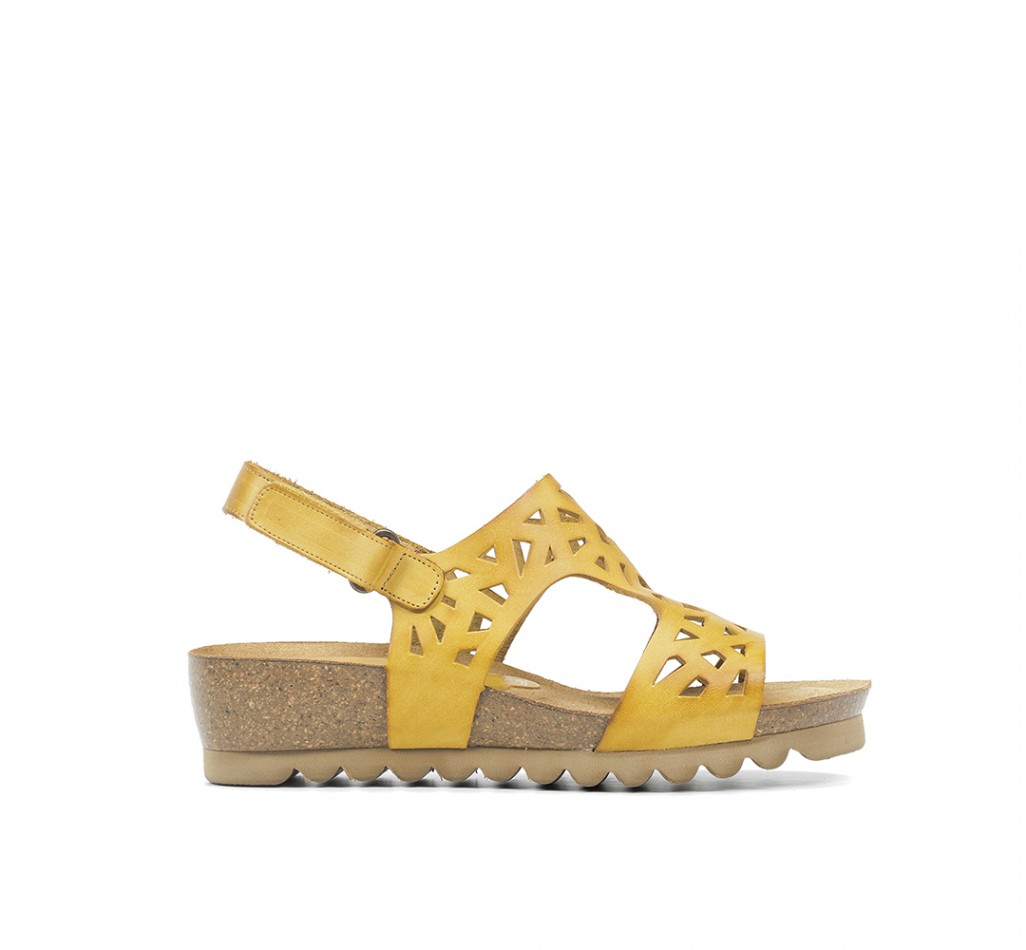 SUMMER D8156 Yellow Sandal
