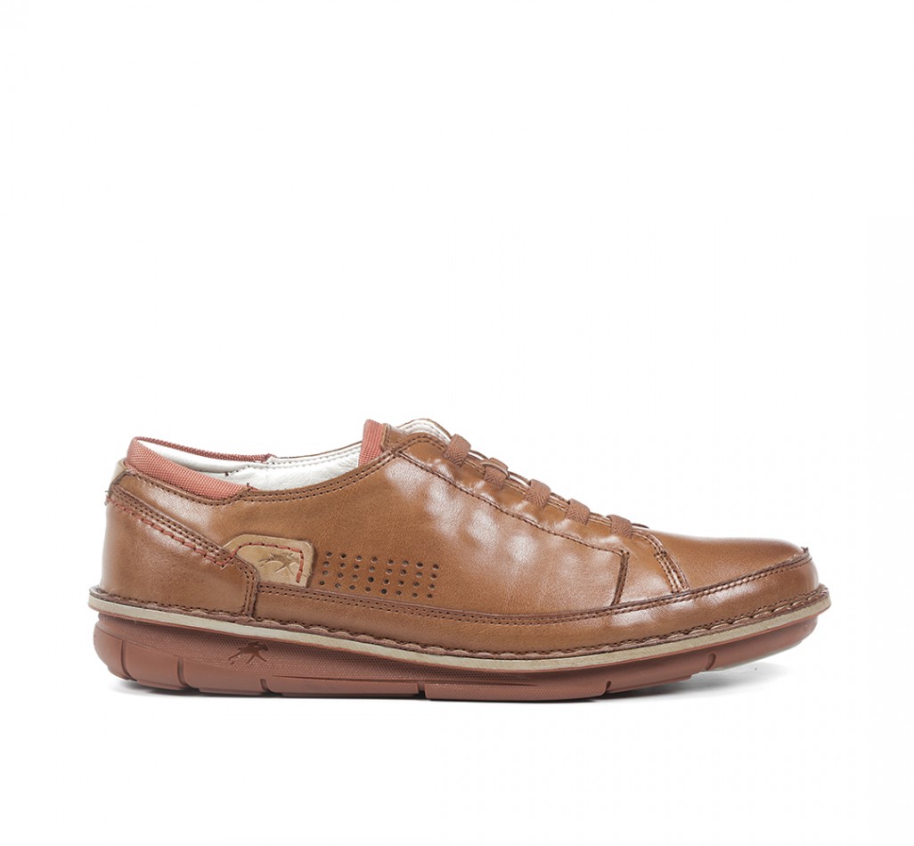 ALFA F0789 Sapato de renda marrom