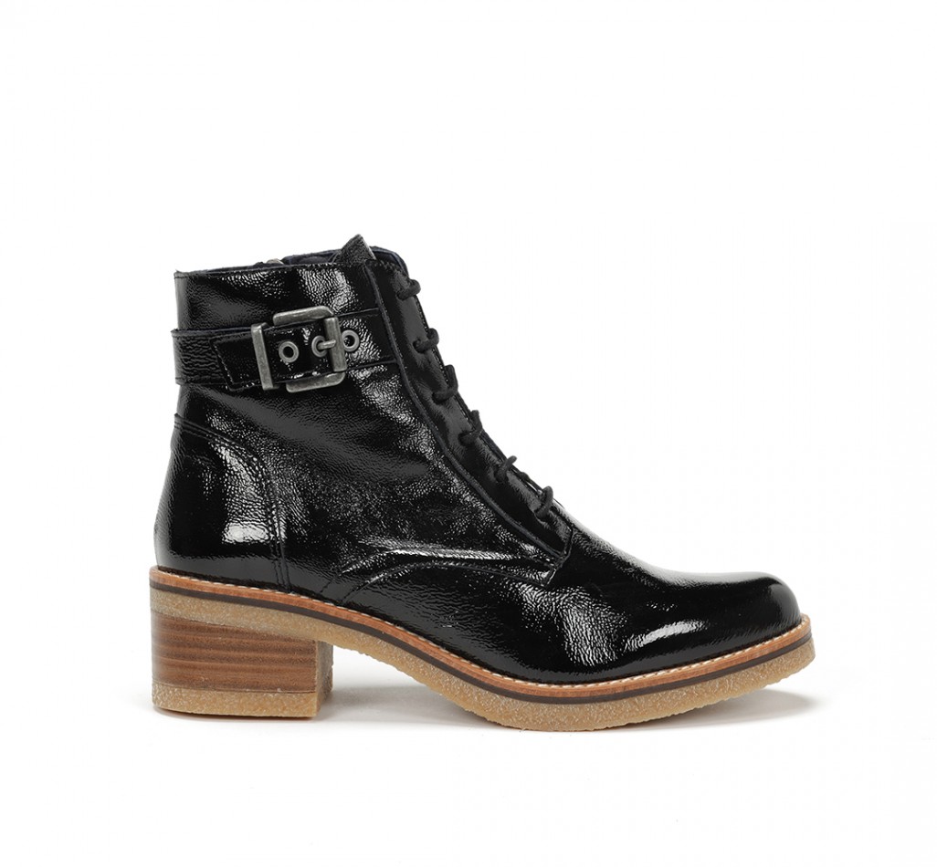 LUCERO D8686 Black Ankle Boot