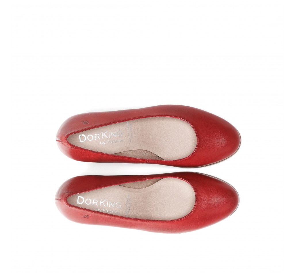 ALADA D8192 Sapato de Salto Vermelho