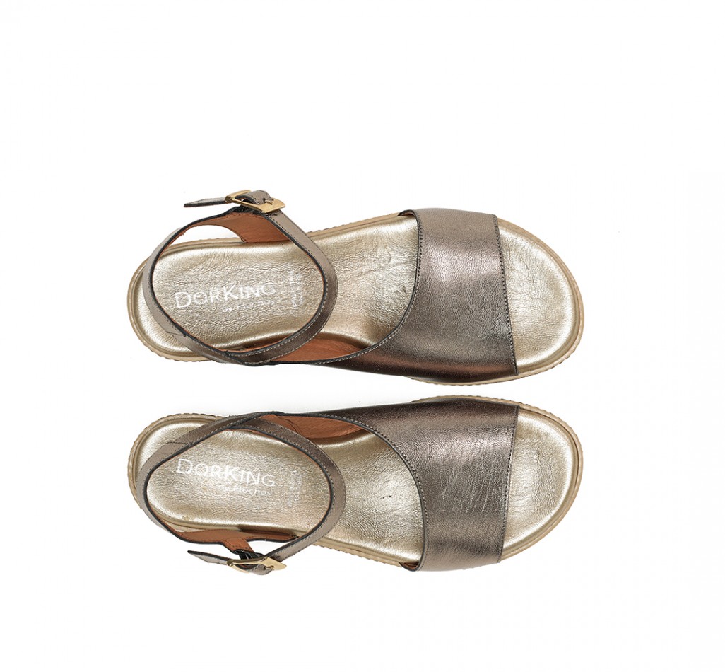 ESPE D8771 Silberne Sandale
