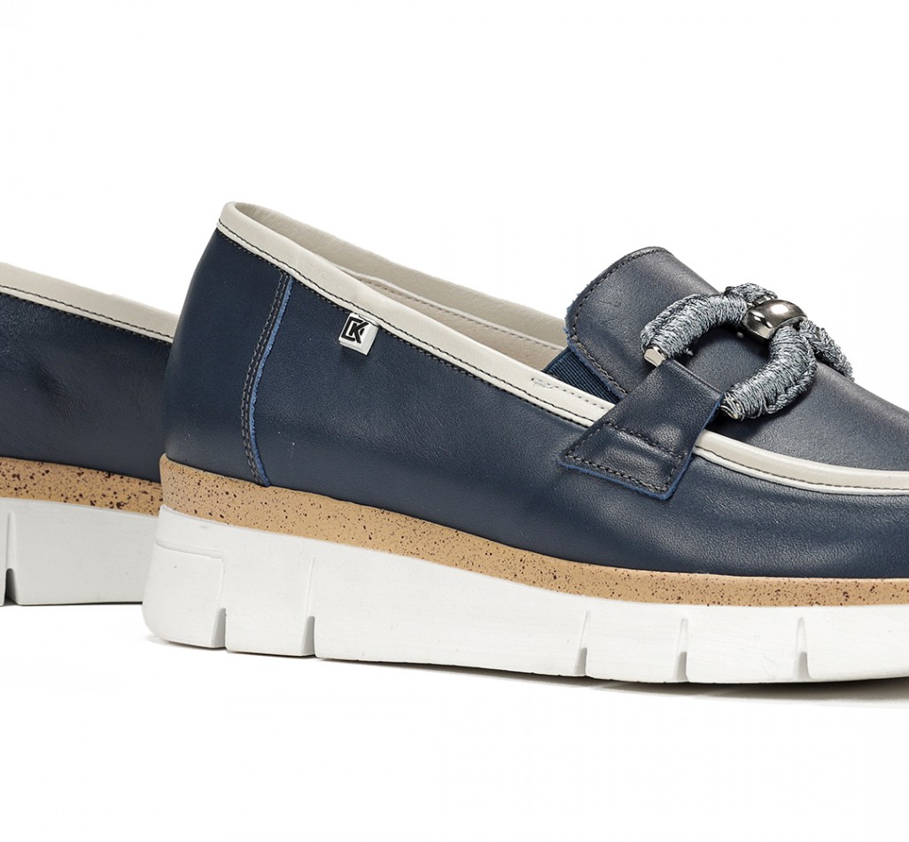 INDIA D9298 Moccasin Blue