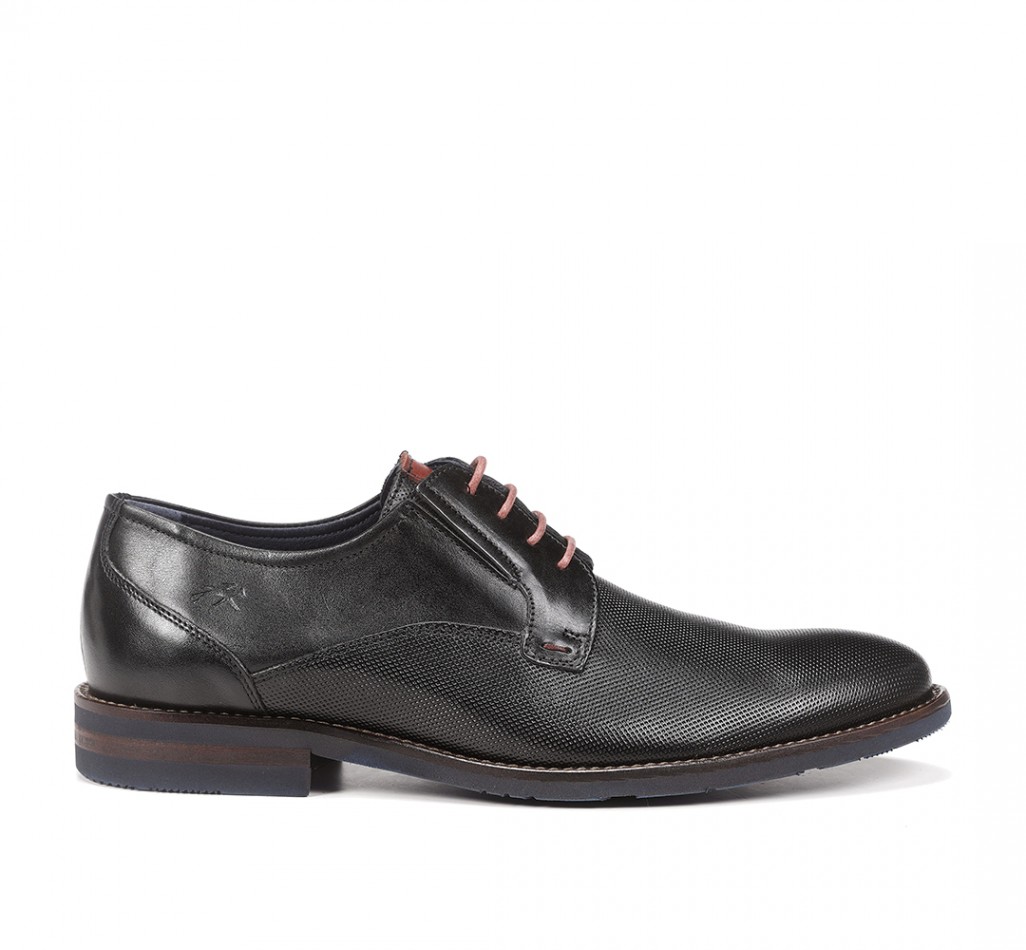 OLIMPO F0123 Zapato de Cordones Negro