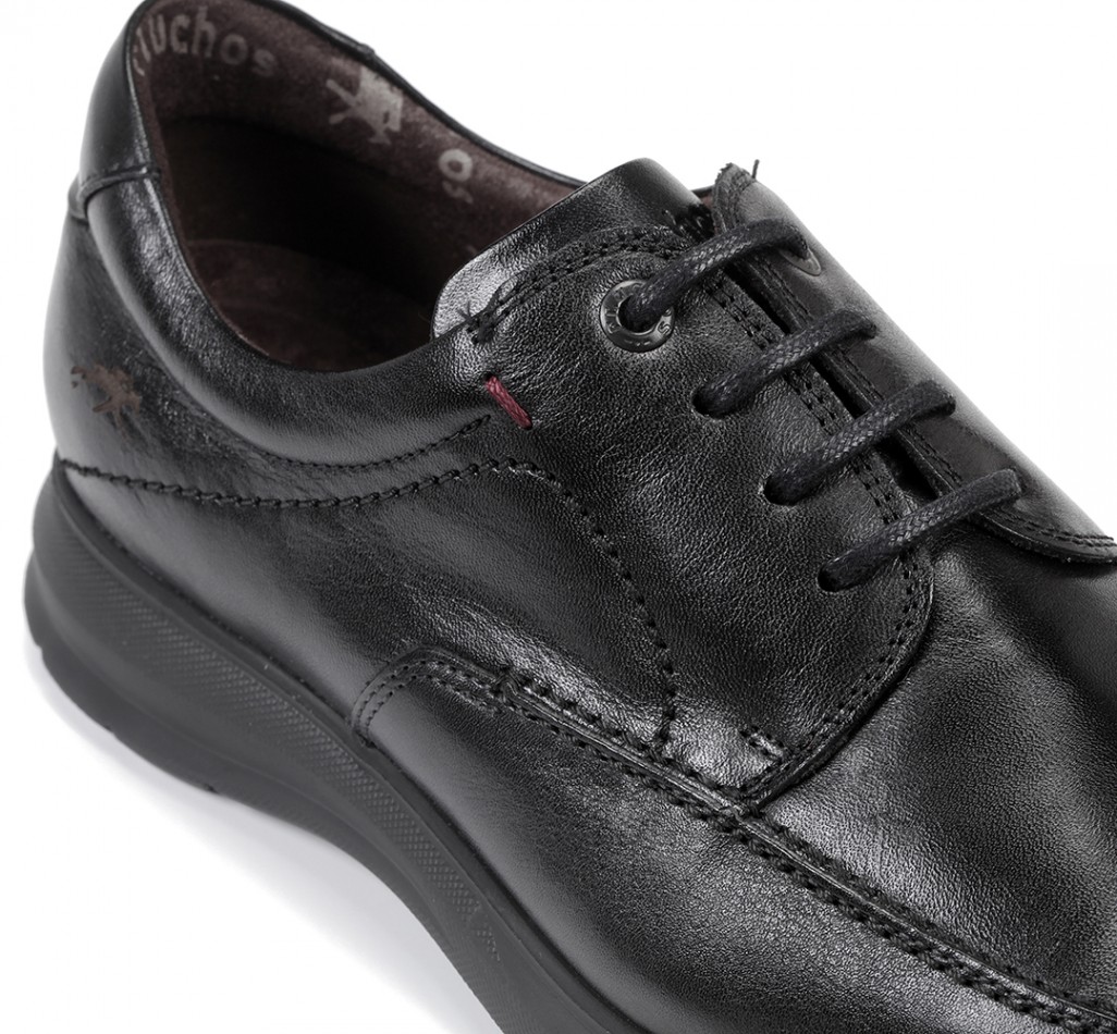 ZETA F0602 Sapato de renda preta.