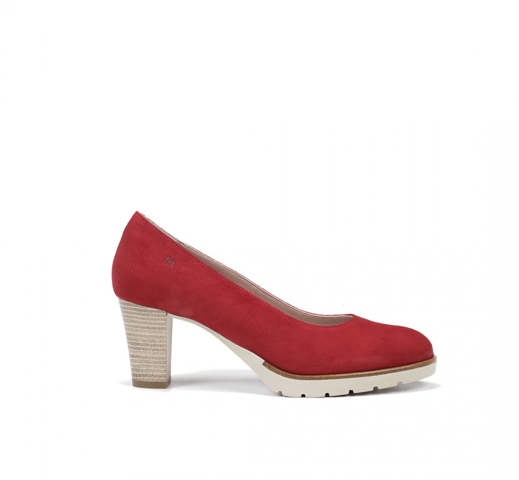OPIUM D8131 Sapato de Salto Vermelho