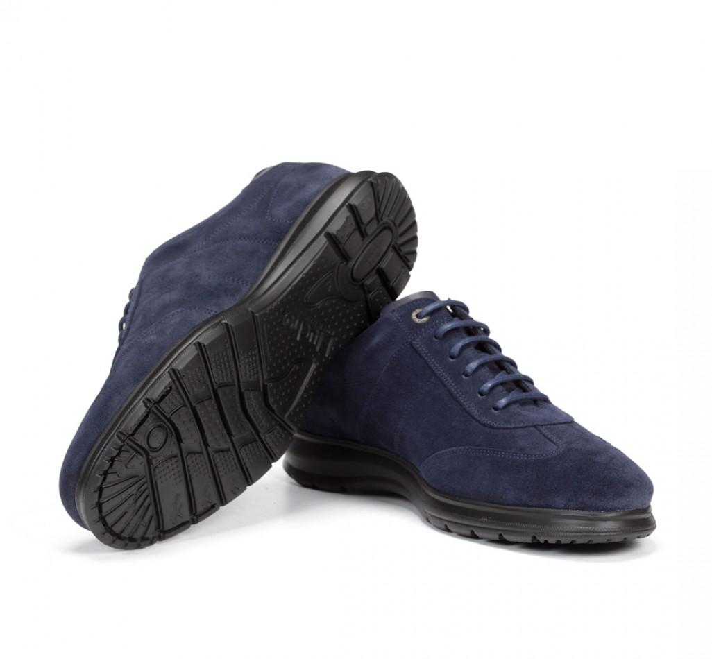 ZETA F0607 Sapato de renda azul