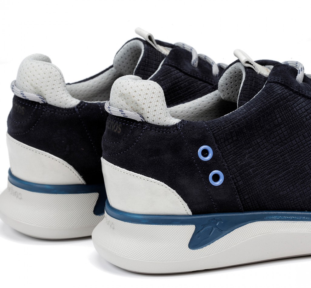 COOPER F0745 Zapato de Cordones Azul