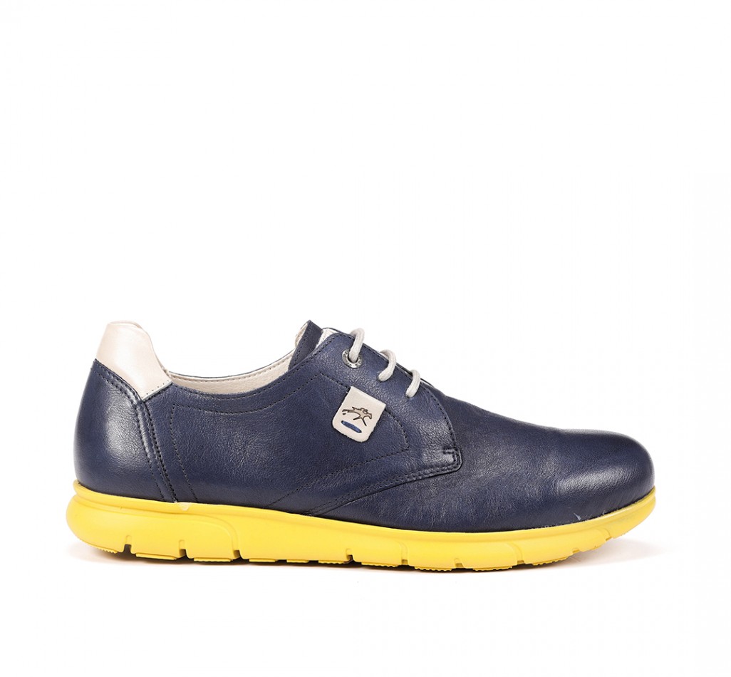 IRON F0849 Zapato de Cordones Azul